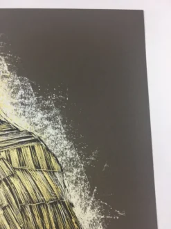 Reconstructed Barn Owl - 2013 Dan Grzeca Poster Art Print Charcoal Brown Art Prints