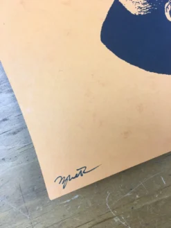 Bob Dylan The Rolling Stone - 2014 Brian Methe Art Print Orange Variant