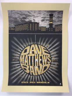 Methane Dave Matthews Band - 2010 Methae Poster Manchester, UK Apollo