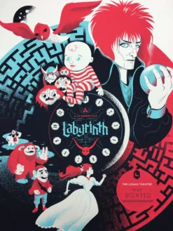 Labyrinth - 2017 Delicious Design League Poster Chicago, IL The Logan Theatre