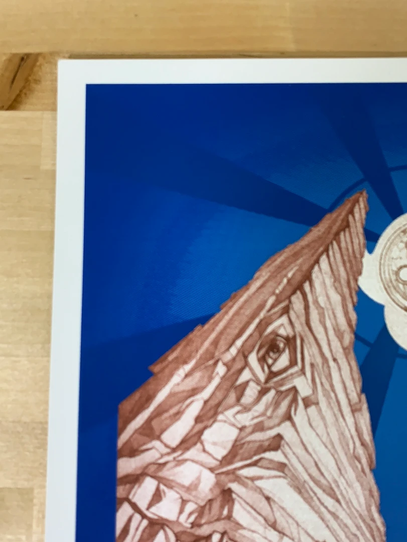 Yonder Mountain String Band - 2009 Travis Parr Poster Red Rocks Morrison, CO Colorado