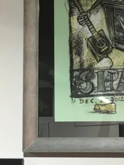 Alabama Shakes - 2012 Dan Grzeca Poster Chicago, IL Riviera Theatre FRAMED