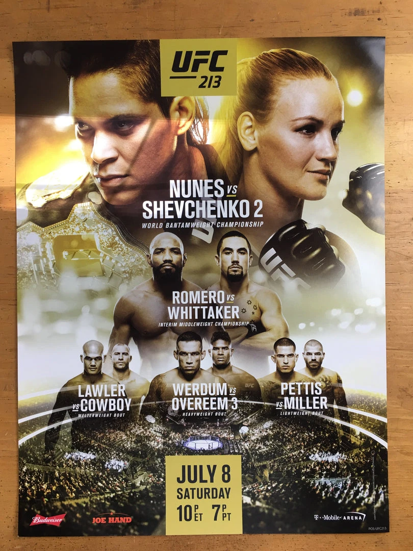 Sold Out Posters UFC 213 Poster - Nunes Vs Shevchenko 2