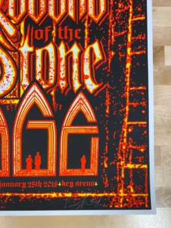 Queens Of The Stone Age - 2018 Brad Klausen Poster Seattle, WA Key Arena