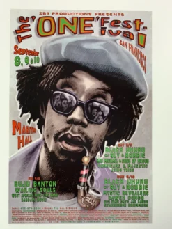 Martin Travers MHP 99 Wailing Souls - 2000 Poster Maritime Hall San Fran 1st