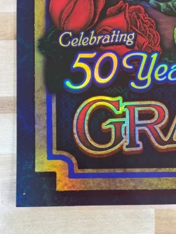 Grateful Dead - 2015 Brian Carroll Poster Fare Thee Well FOIL (pinholes)