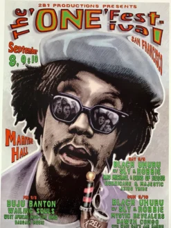 Martin Travers MHP 99 Wailing Souls - 2000 Poster Maritime Hall San Fran 1st