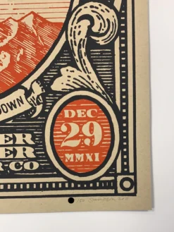 Yonder Mountain String Band - 2011 Johnny Sampson Poster Boulder, CO N3