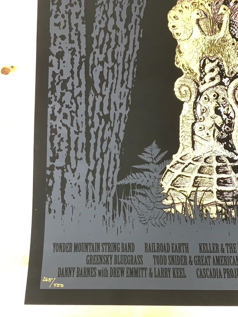 Gig Posters Northwest String Summit - 2011 Mike Distante Poster Plains, OR Horning's Hideout