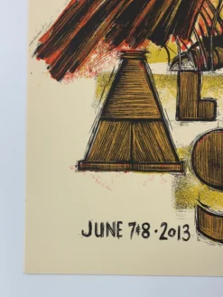 Gig Posters Alabama Shakes - 2013 Dan Grzeca Poster Birmingham, AL Sloss Furnaces