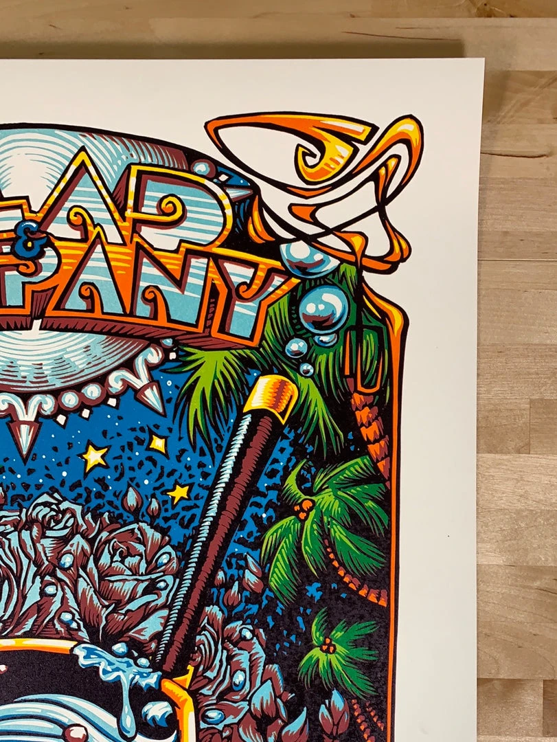Dead & Company - 2020 AJ Masthay Poster Rivera Cancun Mexico Gig Posters