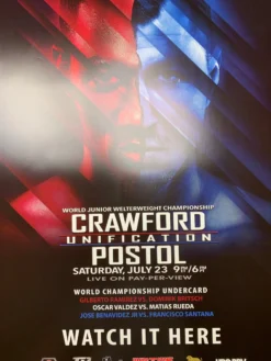 Sold Out Posters Crawford Vs. Postol - Poster Print Boxing