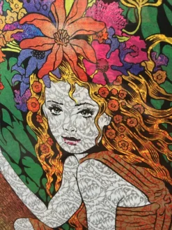 Widespread Panic - 2016 Chuck Sperry Poster Savannah Rose Shimmer #1 FRAMED