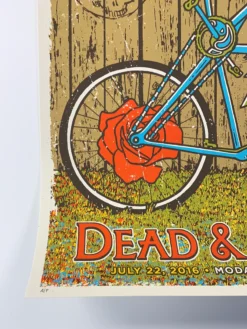 Gregg Gordon Dead & Company - 2016 Gigart Poster Portland, OR Summer Tour