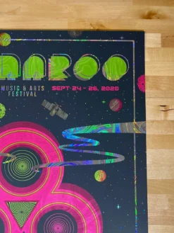 Bonnaroo - 2020 Status Serigraph Poster Manchester, TN FOIL Foil Posters