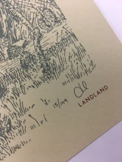 Gig Posters The World Is A Beautiful Place & I Am No Longer Afraid To Die - 2015 Landland Po