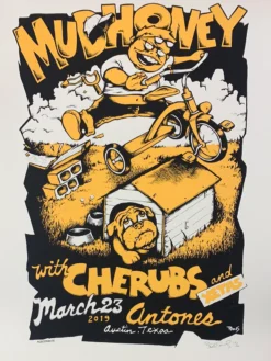 Mudhoney - 2019 Billy Perkins Poster Austin Texas Antone's Gig Posters