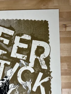 Deer Tick - 2013 Moon Light Speed Press Poster Denver, CO Colorado