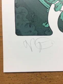 Pig Lady - 2008 John Dyer Baizley Poster Teal Art Prints