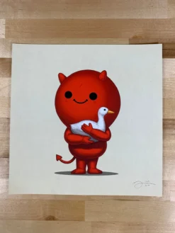 Art Prints Lucy - 2020 Mike Mitchell Poster Print Mikeland Devil Duck 1st