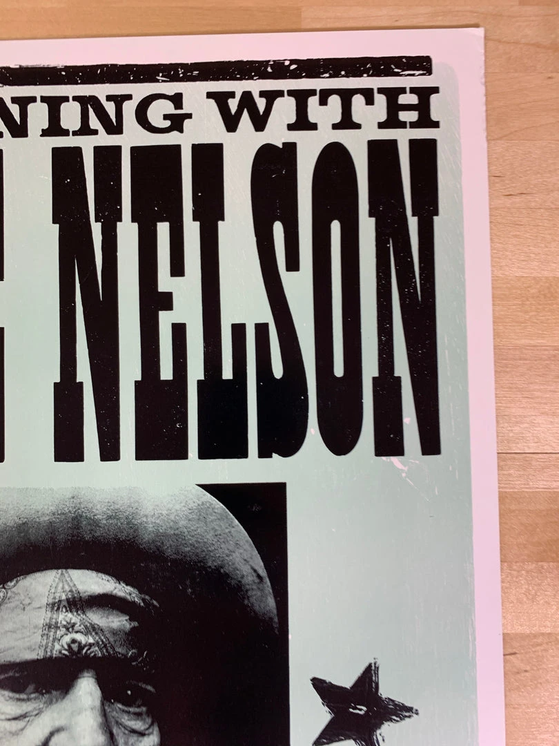 Willie Nelson - 2005 Franks Brothers Poster Smithville, Texas