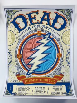 Sold Out Posters Dead & Company - 2016 VIP Poster Summer Tour Gig Posters