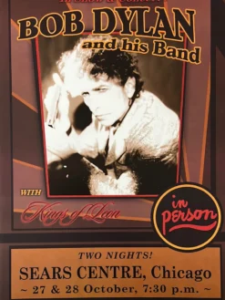 Bob Dylan - 2006 Geoff Gans Poster Chicago, IL