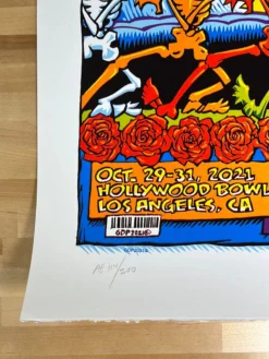 Gig Posters Dead & Company - 2021 AJ Masthay Poster Hollywood, CA S/N