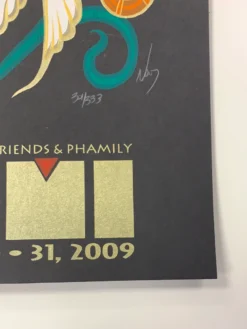 Gig Posters Phish - 2009 Jeff Wood Poster Miami, FL NYE