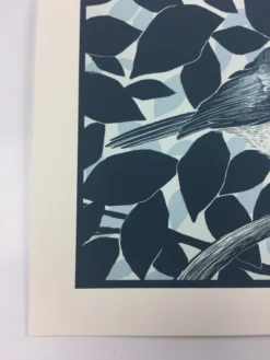 Black Capped Chickadee (Poecile Atricapillus) - 2015 Justin Santora Poster Art P