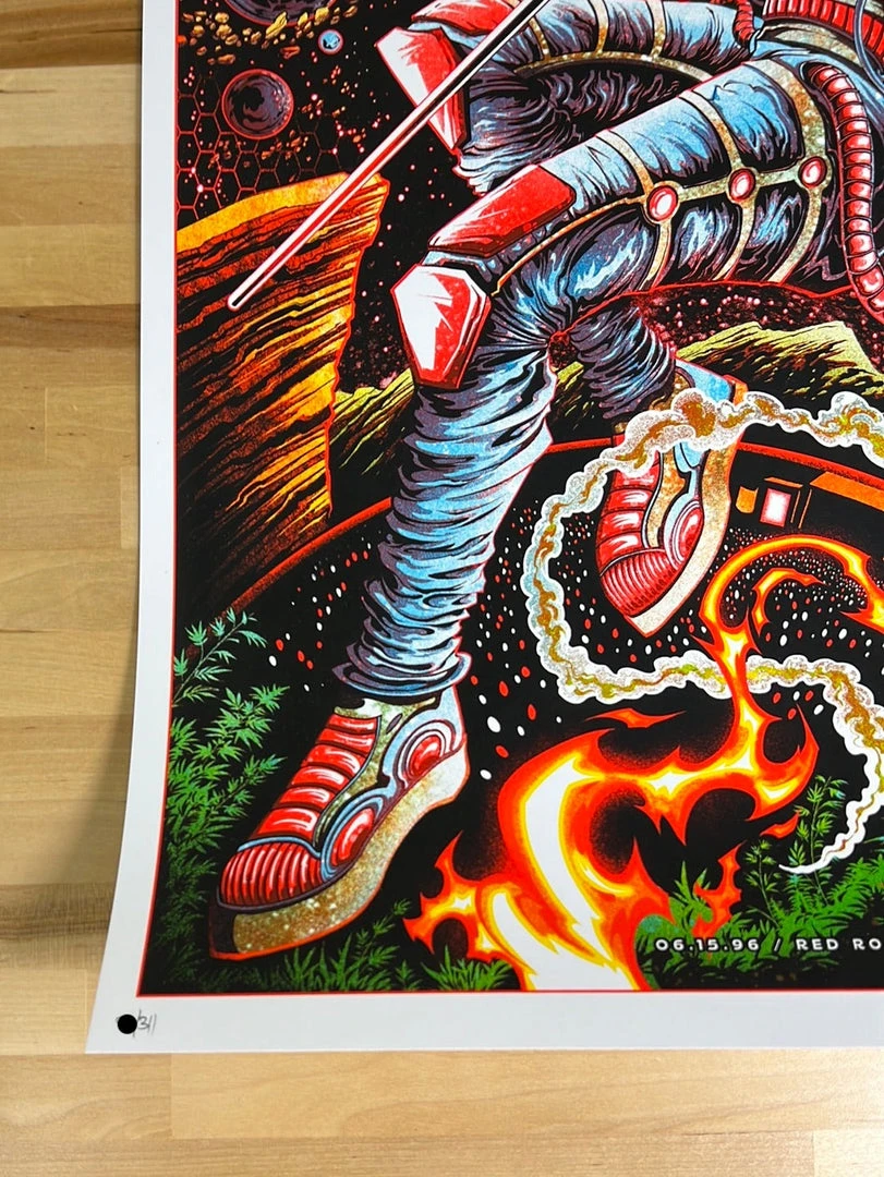 311 - 1996 Miles Tsang Poster Red Rocks Morrison, CO 1st