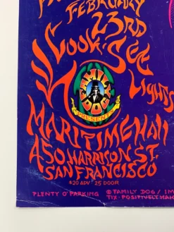 FD/ID 09 Zachary Richard - 1996 Mark Henson Poster Maritime Hall San Fran 1st Gig Posters