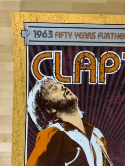 Eric Clapton - 2013 Ron Donovan Firehouse Poster VARIANT European Tour