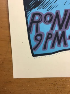 Nonagon - 2009 Jay Ryan Poster Chicago, IL Ronny's