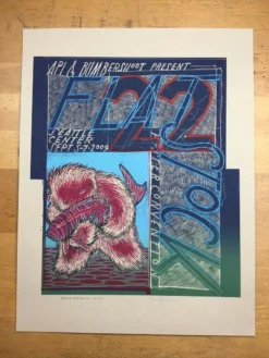 Gig Posters Flatstock 22 - 2009 Jay Ryan Poster Seattle, WA Seattle Center Coliseum