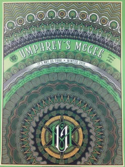 Umphrey's McGee - 2018 Kyle Baker Poster Winter Tour Irish Edition