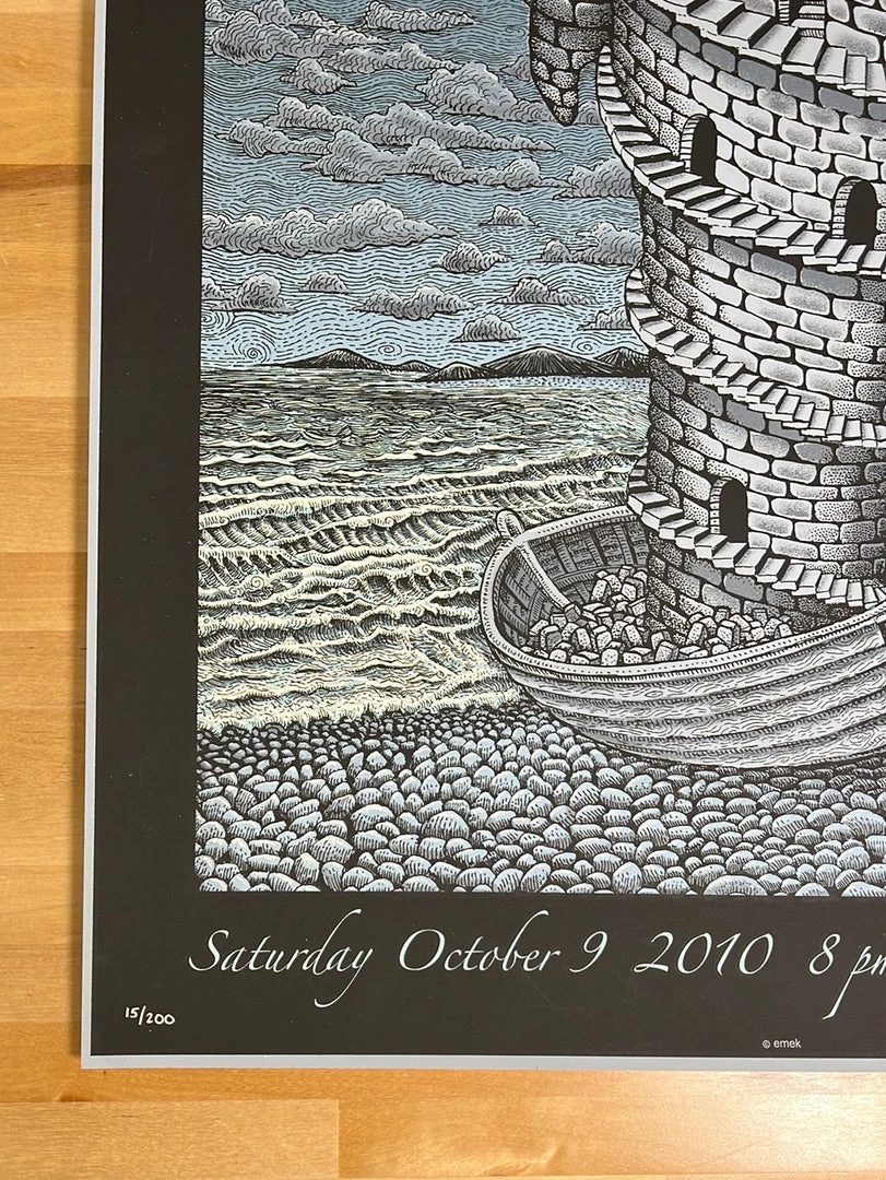 Gig Posters Van Morrison - 2010 Emek Poster Santa Barbara, CA