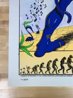 Blues Traveler - 1995 EMEK Poster Los Angeles, CA Wiltern Theatre Gig Posters