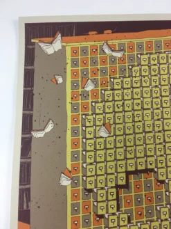 They Might Be Giants - 2008 Todd Slater Poster Houston, TX Meridan