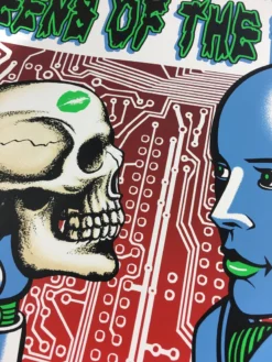 Queens Of The Stone Age - 2008 Justin Hampton Poster Winnipeg, CAN Burton Cummin Gig Posters