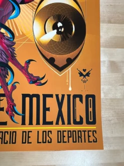 Tool - 2014 Alex Arizmindi Poster Mexico City Palacio De Los Deportes