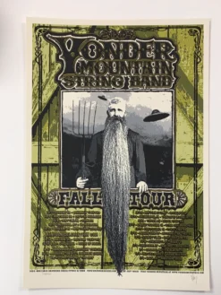 Yonder Mountain String Band - 2004 Jeff Wood Poster Fall Tour