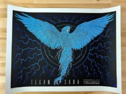 Tegan & Sara - 2013 Todd Slater Poster Austin, TX Gig Posters