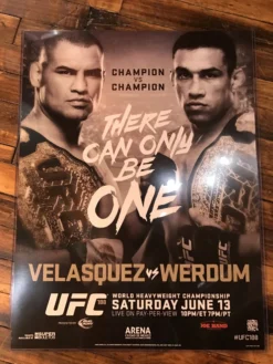Sold Out Posters UFC 188 Poster Velazquez Vs. Werdum Mexico PPV