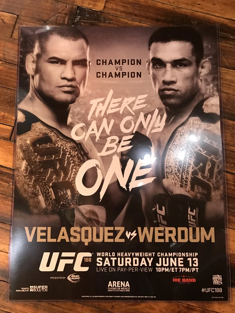 Sold Out Posters UFC 188 Poster Velazquez Vs. Werdum Mexico PPV