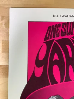 Yardbirds - 1966 John H Myers Poster San Francisco, CA The Fillmore 2nd