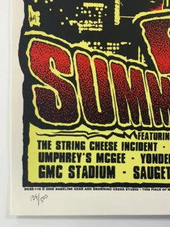 Big Summer Classic - 2005 Jeff Wood Poster SCI, Yonder, Umphrey's