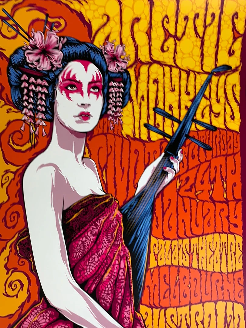 Arctic Monkeys - 2009 Ken Taylor Poster Melbourne, AUS