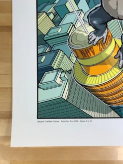 Pearl Jam - 2006 Joe Whyte Poster Sydney, Australia Acer Arena