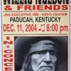 Willie Nelson - 2004 Franks Brothers 12/11 Poster Paducah, KY Gig Posters